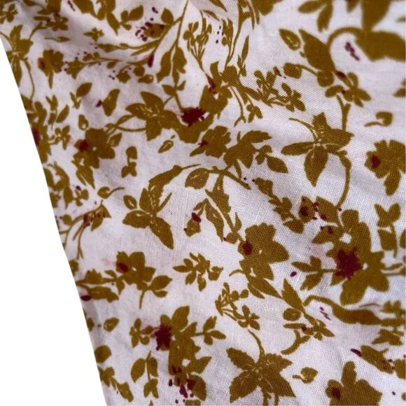 For Good Floral Flutter Sleeve Mini Dress With V-Neckline & Lace-Up Back - Picture 12 of 16